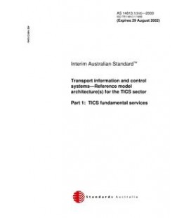 AS 14813.1(INT)-2000
