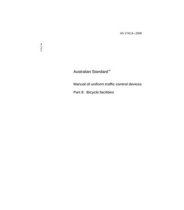 AS 1742.9-2000                        [ Superseded ]
