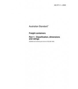 AS 3711.1-2000                        [ Superseded ]