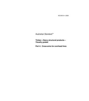 AS 3818.4-2000                        [ Superseded ]