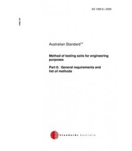 AS 1289.0-2000                        [ Superseded ]