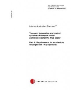 AS 14813.5(INT)-2000