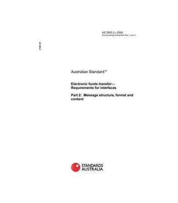 AS 2805.2-2000                        [ Superseded ]