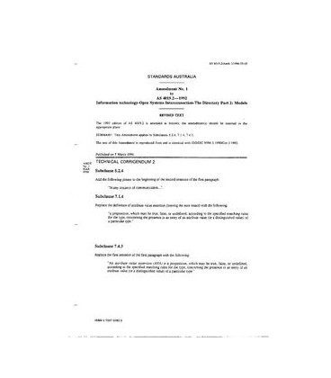 AS 4019.2-1992 AMDT 1