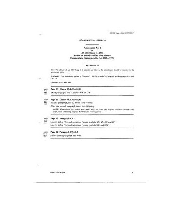 AS 4060 SUPP 1-1992 AMDT 1