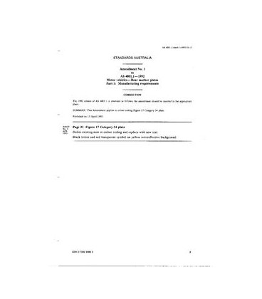 AS 4001.1-1992 AMDT 1