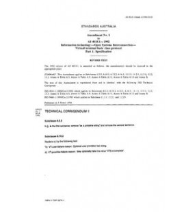 AS 4018.1-1992 AMDT 1