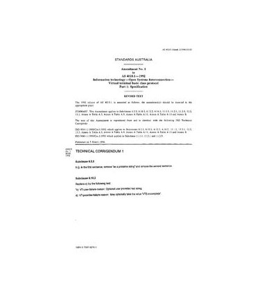 AS 4018.1-1992 AMDT 1