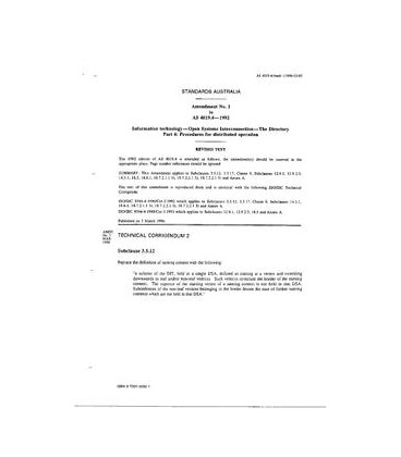 AS 4019.4-1992 AMDT 1