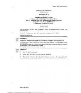 AS 4005.1 SUPP 1-1992 AMDT 1                        [ Superseded ]
