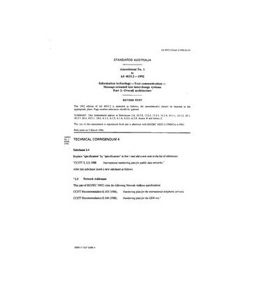 AS 4033.2-1992 AMDT 1