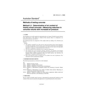 AS 1012.4.1-1999                        [ Superseded ]