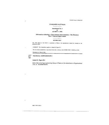 AS 4019.7-1992 AMDT 1