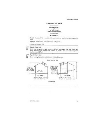 AS 4055-1992 AMDT 1                        [ Superseded ]