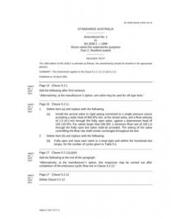 AS 2638.2-1999 AMDT 1                        [ Superseded ]