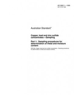AS 2862.1-1999                        [ Superseded ]