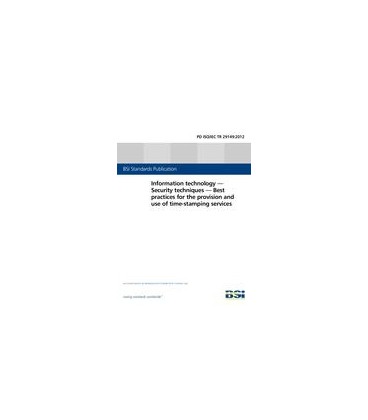 BS PD ISO/IEC TR 29149:2012