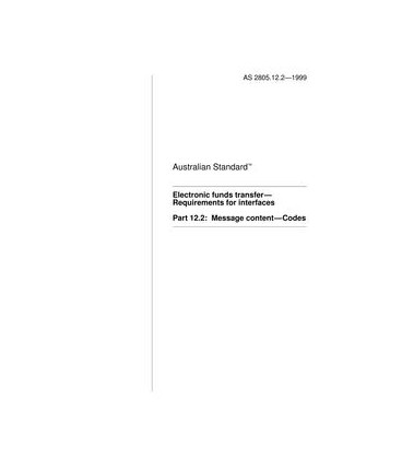 AS 2805.12.2-1999                        [ Superseded ]