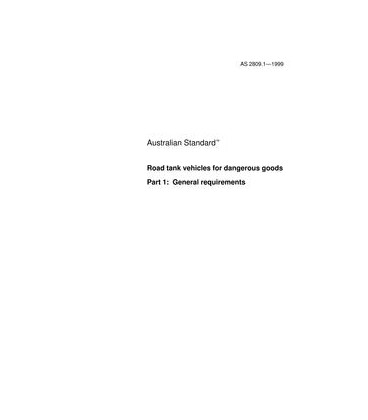 AS 2809.1-1999                        [ Superseded ]