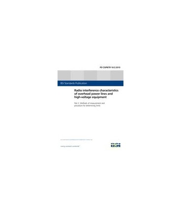 BS PD CISPR/TR 18-2:2010