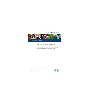 BS DD IEC/TS 60034-31:2010