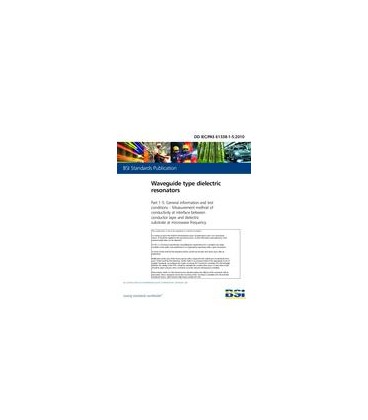 BS DD IEC/PAS 61338-1-5:2010