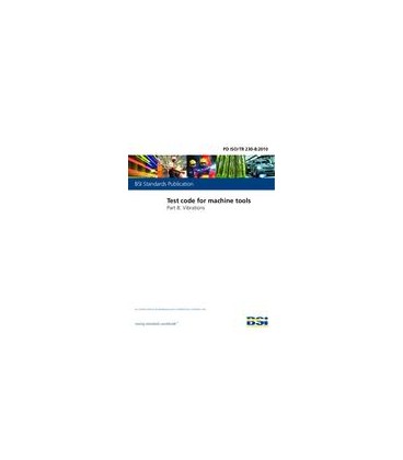 BS PD ISO/TR 230-8:2010