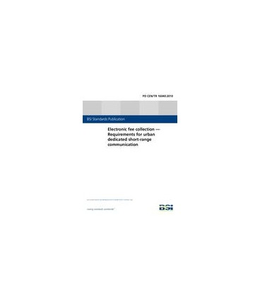 BS PD CEN/TR 16040:2010