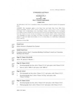 AS 2118.1-1999 AMDT 1                        [ Superseded ]