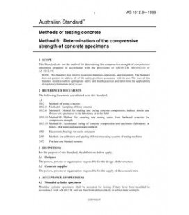 AS 1012.9-1999                        [ Superseded ]