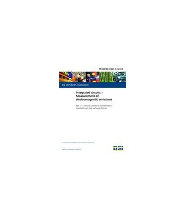 BS PD IEC/TR 61967-1-1:2010