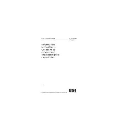 BS PD ISO/IEC TR 24766:2009