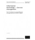 BS PD ISO/IEC TR 20000-3:2009