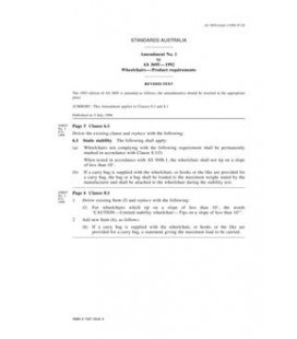 AS 3695-1992 AMDT 1                        [ Superseded ]