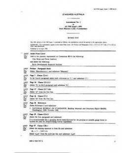 AS 3700 SUPP 1-1991 AMDT 1