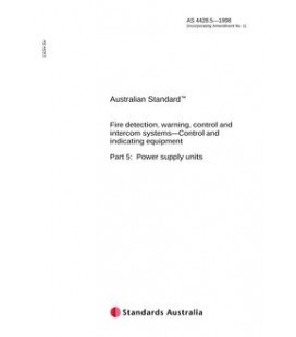 AS 4428.5-1998                        [ Superseded ]
