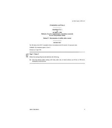 AS 3583.7-1991 AMDT 1