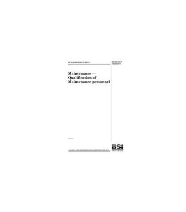 BS PD CEN/TR 15628:2007