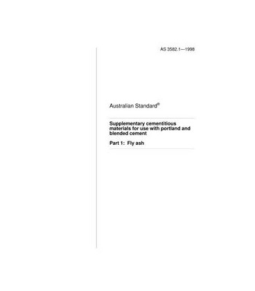 AS 3582.1-1998                        [ Available Superseded ]
