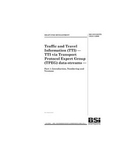 BS DD CEN ISO/TS 18234-1:2006