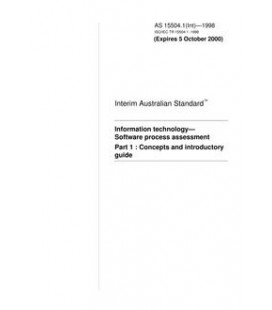 AS 15504.1(INT)-1998                        [ Superseded ]