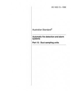 AS 1603.13-1998                        [ Superseded ]