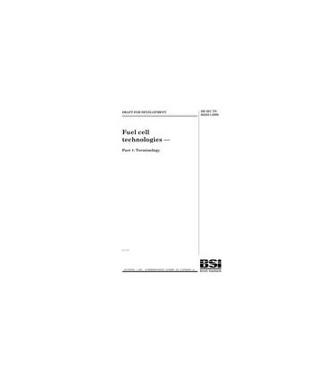 BS DD IEC TS 62282-1:2005
