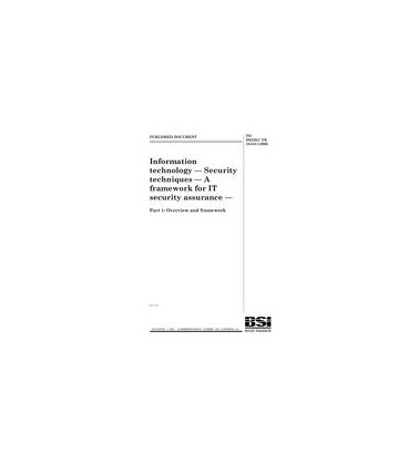 BS PD ISO/IEC TR 15443-1:2005