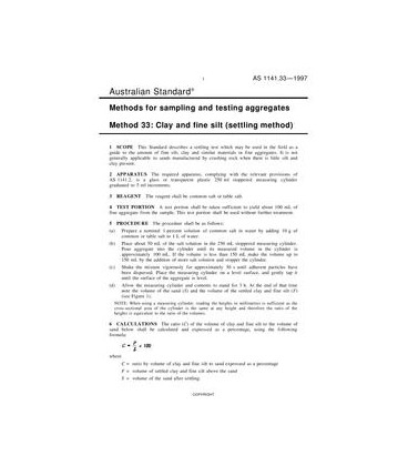 AS 1141.33-1997                        [ Superseded ]