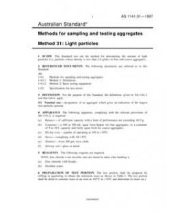 AS 1141.31-1997                        [ Superseded ]
