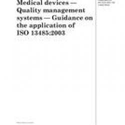 BS PD CEN ISO/TR 14969:2005