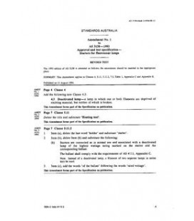 AS 3138-1993 AMDT 1                        [ Superseded ]
