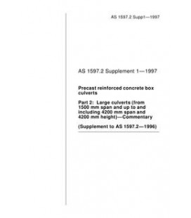 AS 1597.2 SUPP 1-1997                        [ Available Superseded ]