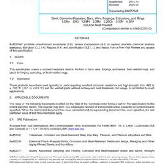 SAE AMS5764F